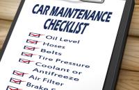 Car maintenance checklist